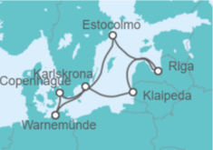 Itinerario del Crucero Alemania, Lituania, Letonia, Suecia - MSC Cruceros