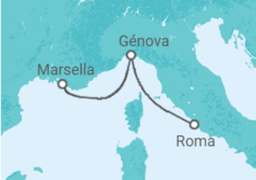 Itinerario del Crucero Italia - Costa Cruceros