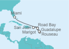 Itinerario del Crucero De Miami a San Juan - Explora Journeys