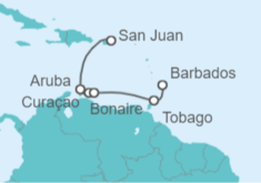 Itinerario del Crucero De San Juan a Bridgetown - Explora Journeys