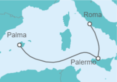 Itinerario del Crucero Italia - Costa Cruceros
