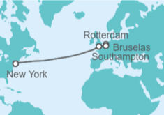 Itinerario del Crucero Norte de Europa desde Nueva York - Cunard