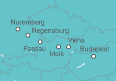 Itinerario del Crucero Hungría, Austria, Alemania - AmaWaterways