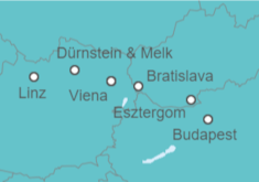 Itinerario del Crucero Danubio Azul - Crucemundo