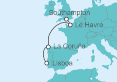 Itinerario del Crucero España, Francia - MSC Cruceros