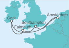 Itinerario del Crucero Holanda, Irlanda, Reino Unido - MSC Cruceros