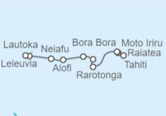 Itinerario del Crucero Desde Papeete (Polinesia Francesa) a Lautoka - Silversea