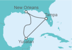 Itinerario del Crucero Nueva Orleans y el Caribe - Celebrity Cruises