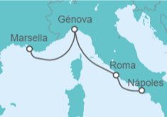 Itinerario del Crucero Italia - Costa Cruceros