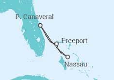 Itinerario del Crucero Bahamas - Carnival Cruise Line