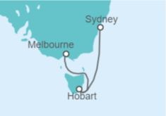 Itinerario del Crucero Australia desde Sydney  - Disney Cruise Line