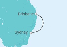 Itinerario del Crucero Australia - Disney Cruise Line