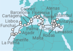 Itinerario del Crucero Islas Canarias - Oceania Cruises