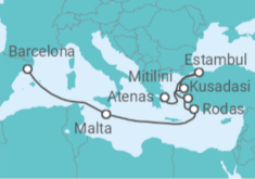 Itinerario del Crucero Alma de la civilización - Oceania Cruises