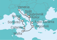 Itinerario del Crucero Viaje al Adriático - Oceania Cruises