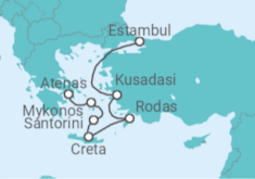 Itinerario del Crucero Turquía, Grecia - Oceania Cruises