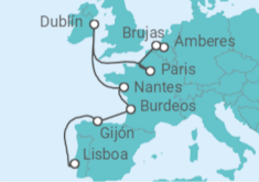 Itinerario del Crucero Gran dama europea - Oceania Cruises