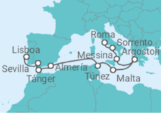 Itinerario del Crucero Majestad morisca - Oceania Cruises