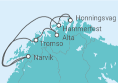 Itinerario del Crucero Noruega - Ponant