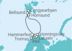 Itinerario del Crucero Noruega - Ponant