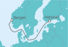 Itinerario del Crucero Finlandia - Ponant