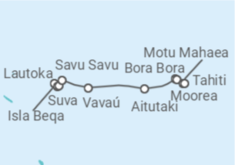 Itinerario del Crucero Polinesia Francesa - Paul Gauguin