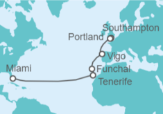 Itinerario del Crucero España, Portugal - Princess Cruises