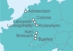 Itinerario del Crucero Alemania, Holanda - AmaWaterways