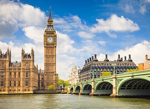 Londres, Inglaterra. Big Ben y El Parlamento