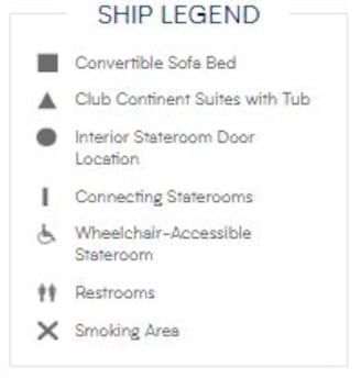 Perfil de cubiertas del Azamara Pursuit