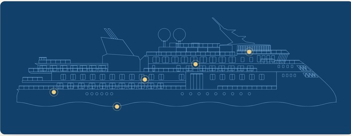 Perfil de cubiertas del Ocean Victory