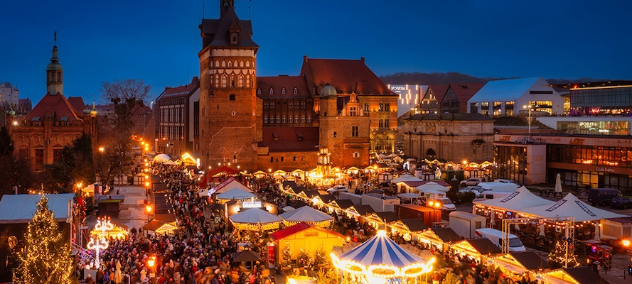 Mercadillo de Navidad en Gdansk
