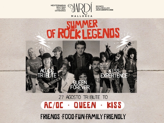 Es Jardí Festival 2026 – Summer of Rock Legends