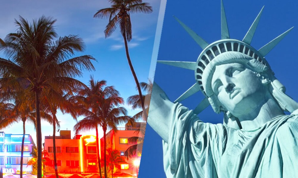 New York et Miami