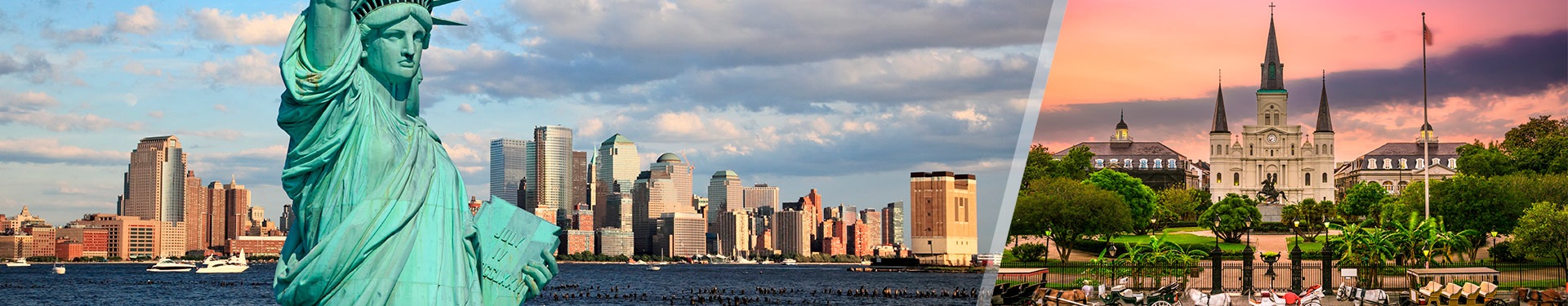 Nueva York y Nueva Orleans