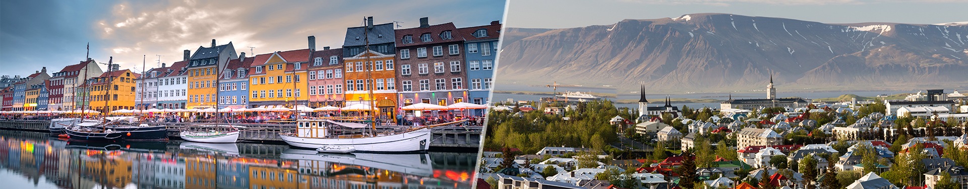 Copenhague y Reykjavik