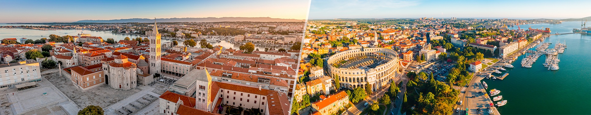 Pula, Zadar y Zagreb