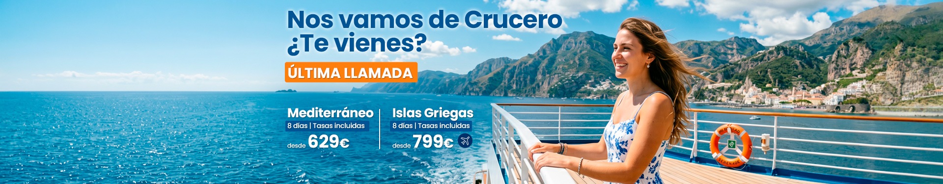 Última hora cruceros Verano