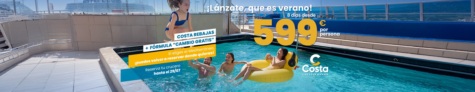 Costa Cruceros rebajas de verano