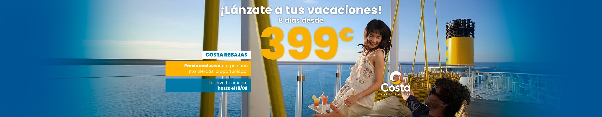 Ventajas Costa Cruceros
