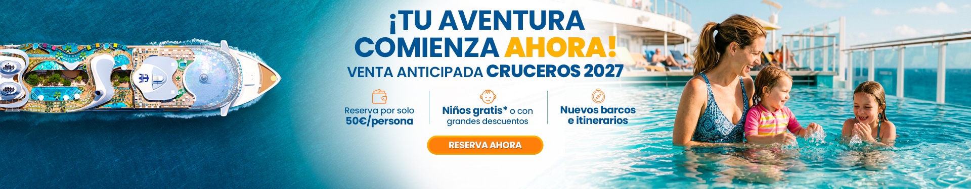 Cruceros 2027 Venta Anticipada