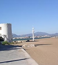 Playa Molinos y Palmeras