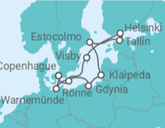 Itinerario del Crucero Alemania, Polonia, Lituania, Suecia, Estonia, Finlandia - MSC Cruceros