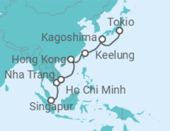 Itinerario del Crucero Vietnam, China, Taiwán, Japón - Celebrity Cruises