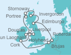 Itinerario del Crucero Reino Unido, Escocia e Irlanda - Holland America Line