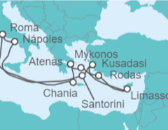 Itinerario del Crucero Italia, Grecia, Turquía, Chipre - Royal Caribbean
