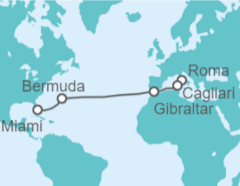 Itinerario del Crucero Italia, Gibraltar, Bermudas - Celebrity Cruises