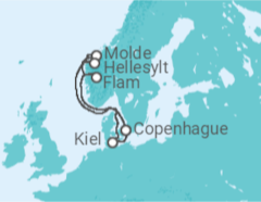 Itinerario del Crucero Esplendor de Noruega - MSC Cruceros
