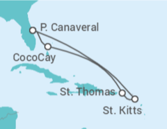 Itinerario del Crucero Cococay y Antillas 2025 - Royal Caribbean