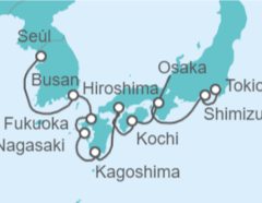 Itinerario del Crucero Desde Tokio a Incheon (Seúl, Corea del Sur) - Celebrity Cruises